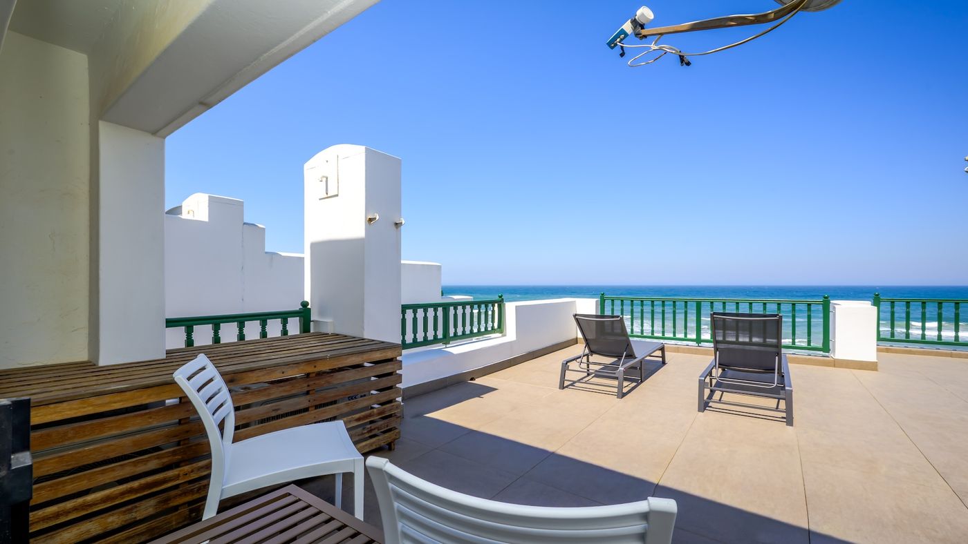 Patio and view