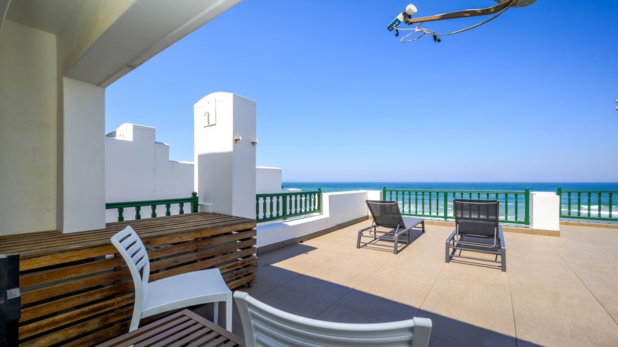 Patio and view